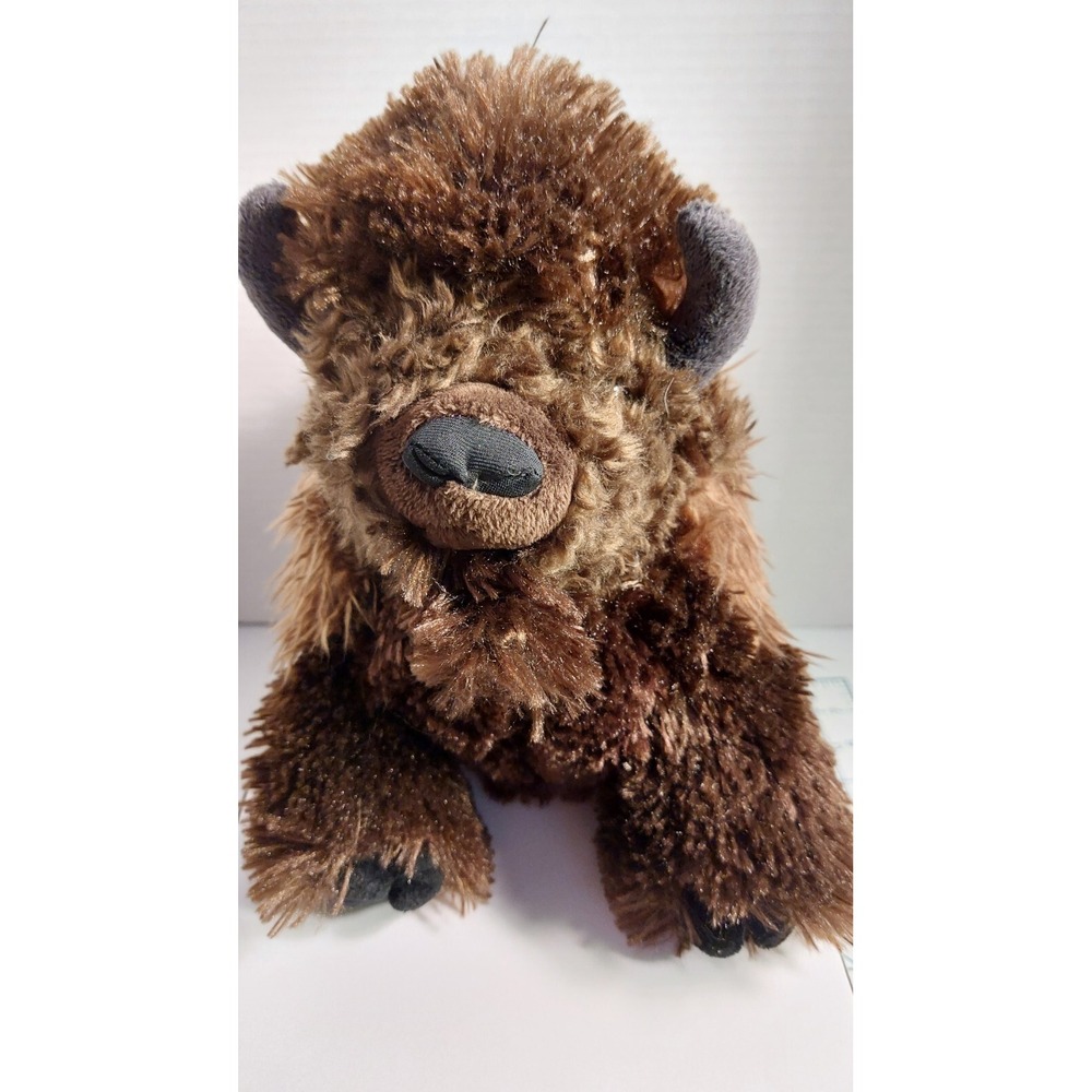 Wild Republic Bison Buffalo Stuffed Animal Plush 12" Toy